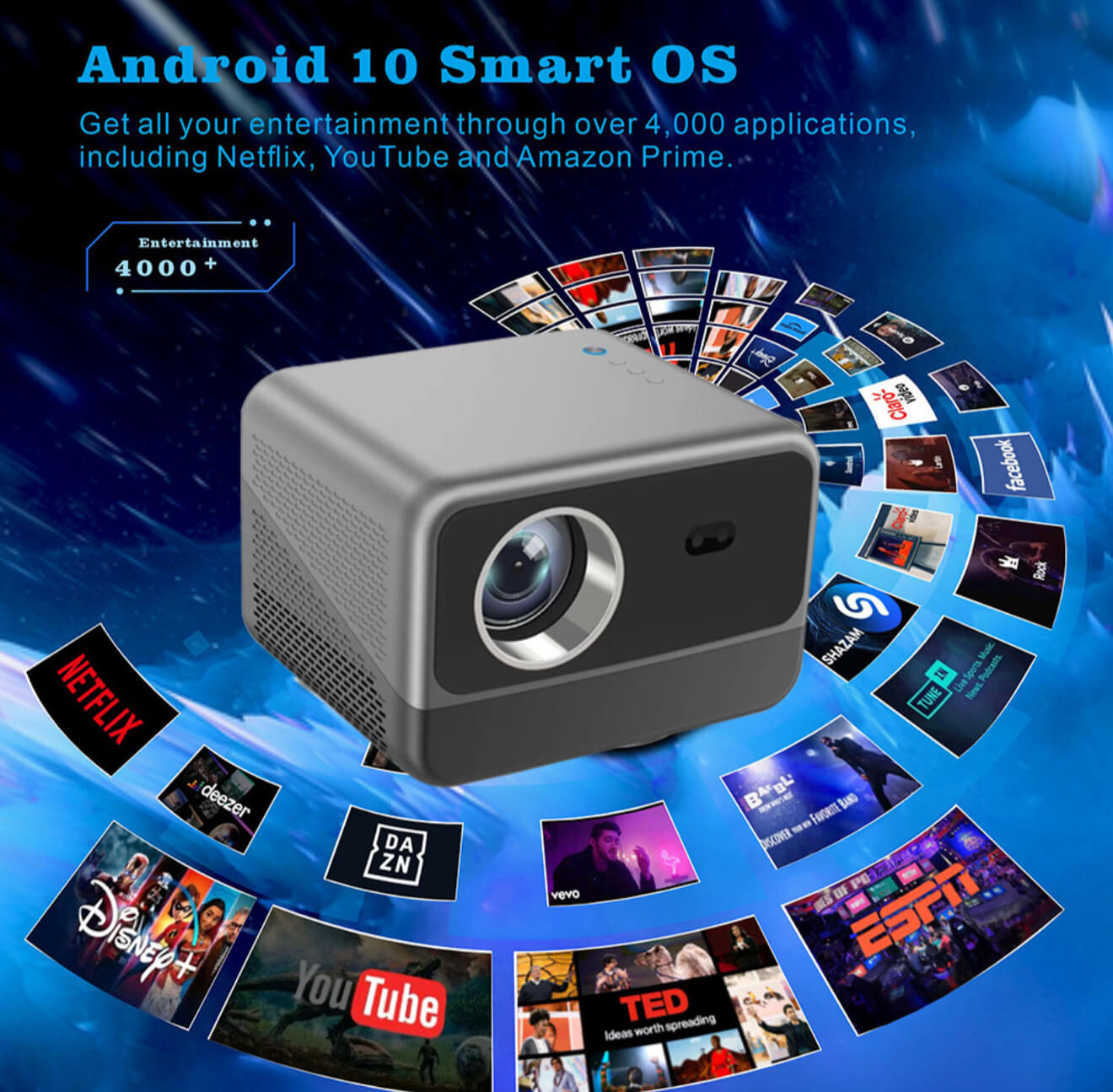 Projector in Bedroom